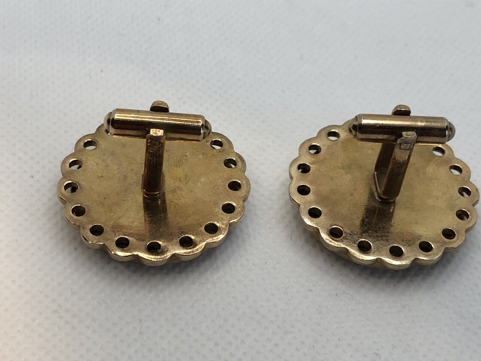 VINTAGE Cufflinks Made With Antique Swiss Watch F… - image 7