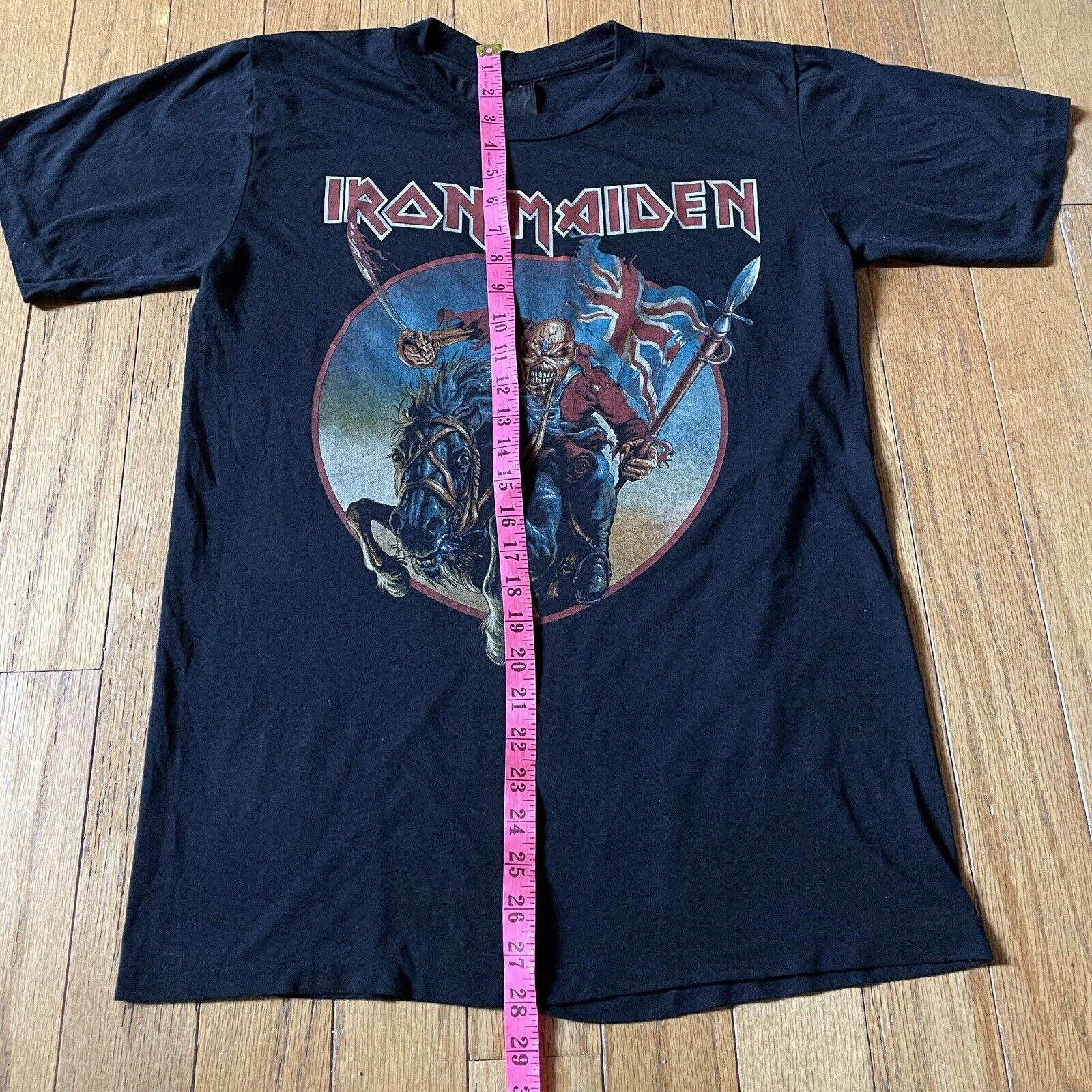 Vintage Iron Maiden Tour Shirt Men Medium 1980’s … - image 8