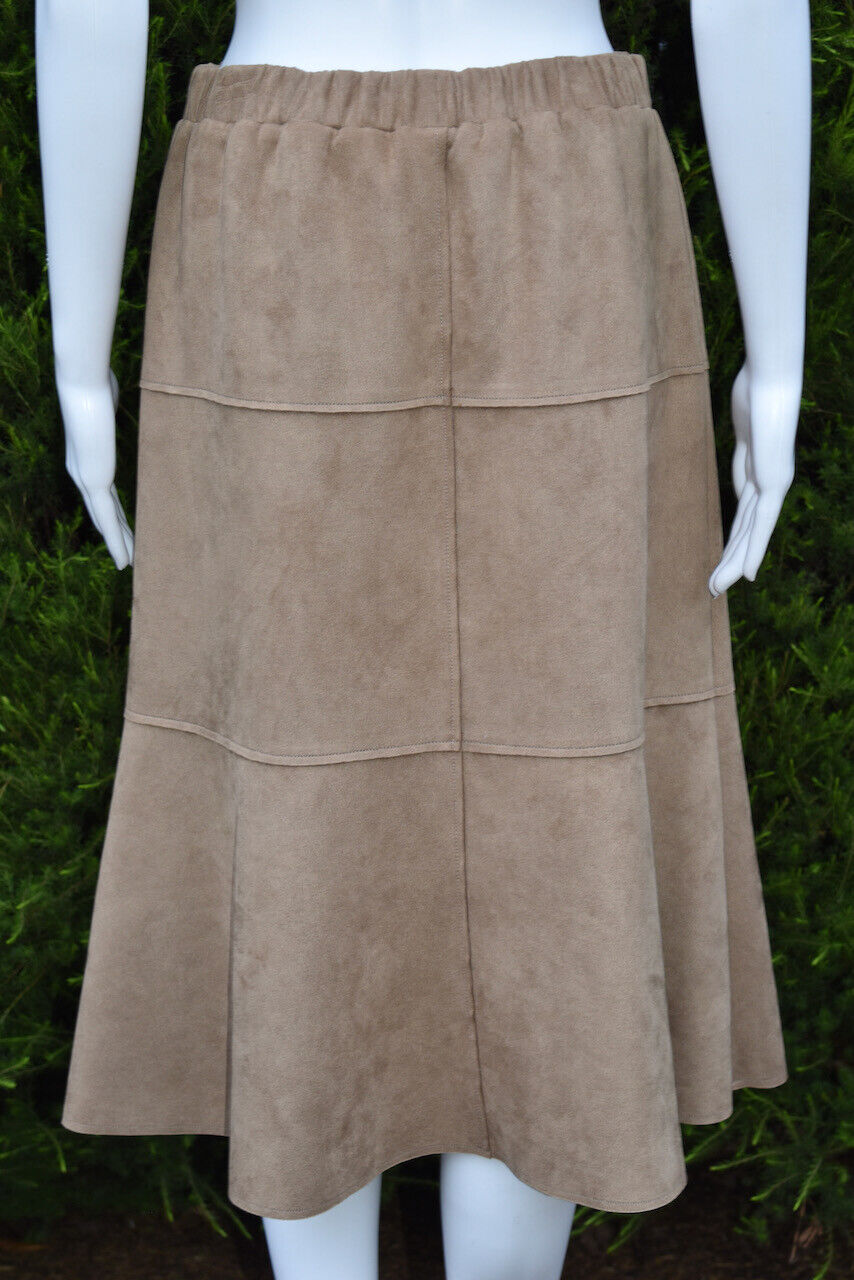 FELLA HAMILTON Faux Suede Skirt - Size 10 - EUC - image 8