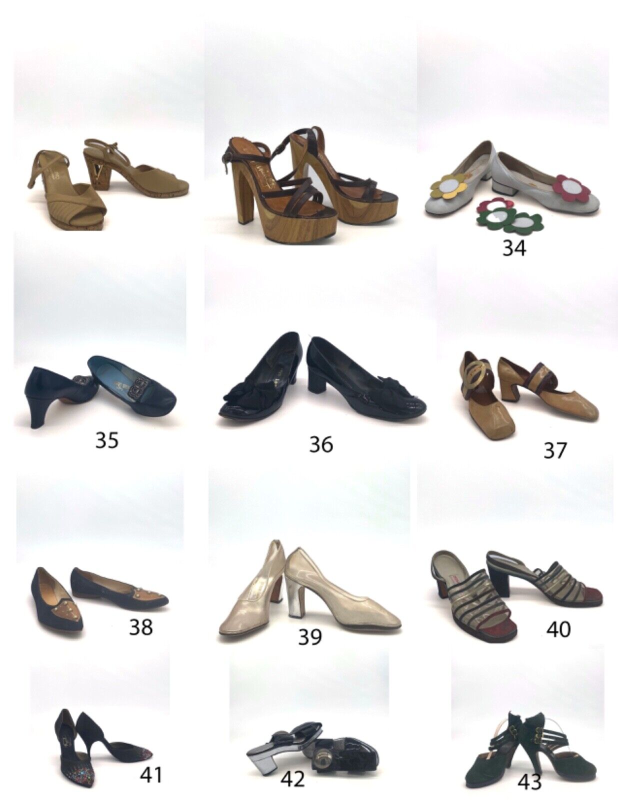 HUGE 100 PAIRS  AMAZING! Vintage Shoe Collection-… - image 3