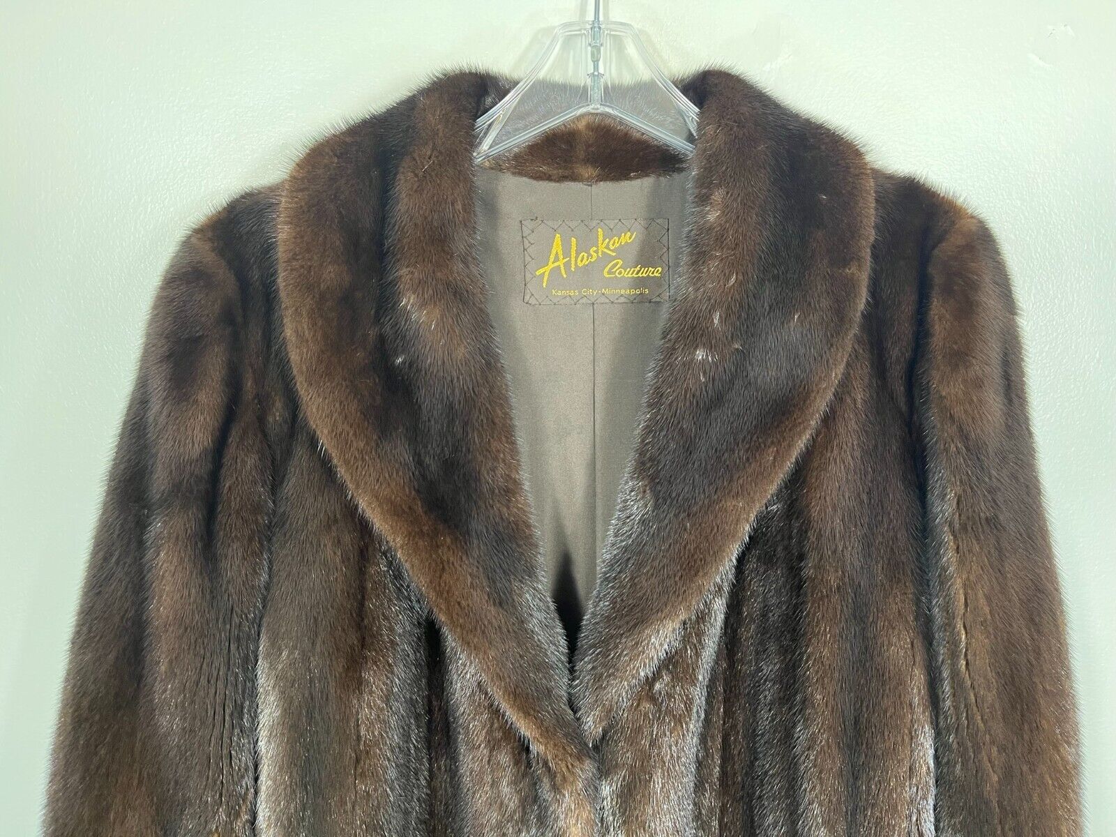 Classic MINK fur coat brown Large stroller jacket… - image 3