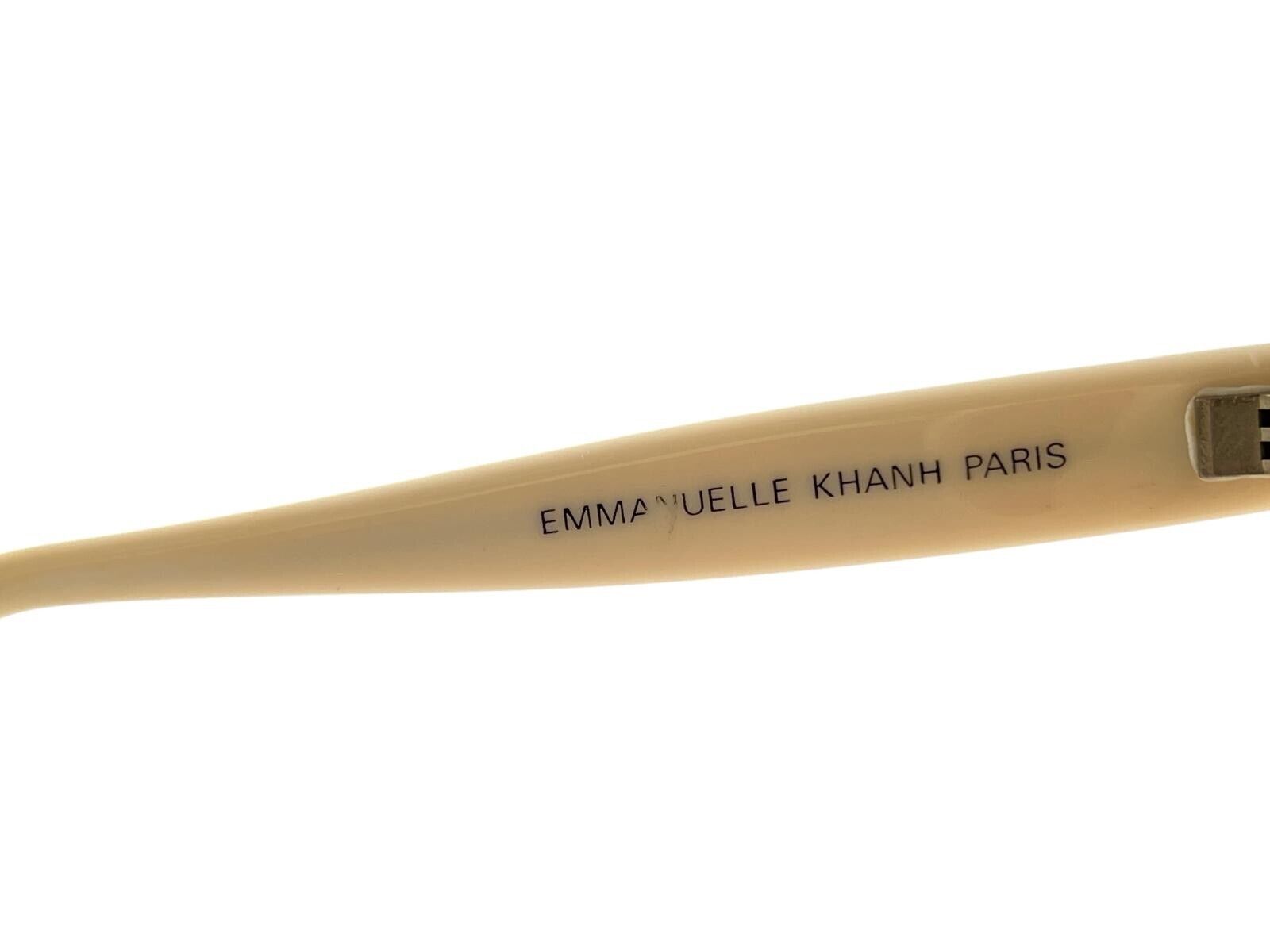 VINTAGE EMMANUELLE KHANH BEIGE OVERSIZED SUNGLASS… - image 7