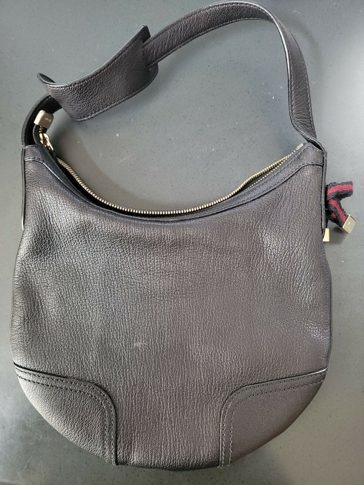 Authentic Gucci Black Leather Bag - image 2