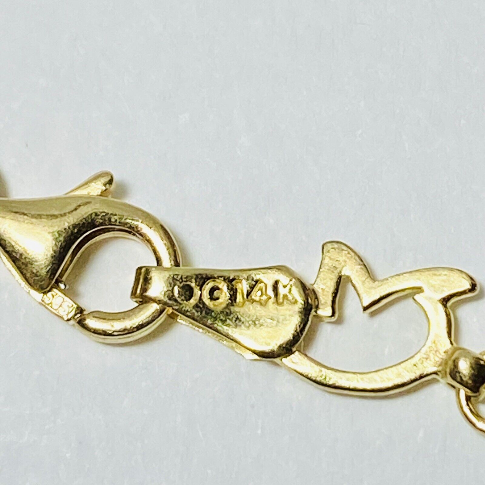 14K Two Tone Gold Polished & Diamond Cut Dolphin … - image 7