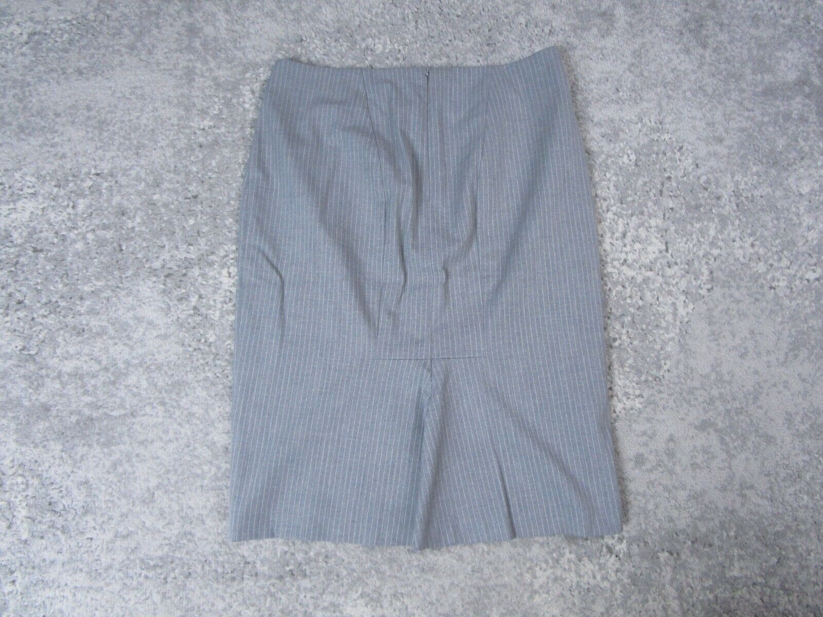 Ann Taylor Skirt Womens 2 Mini Gray Striped Work … - image 2