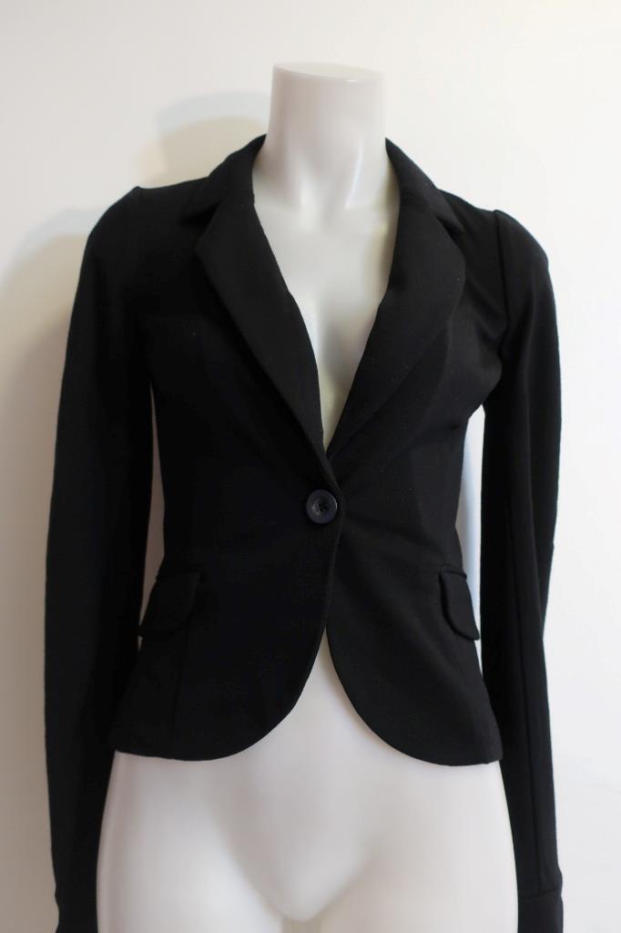 Womens Diane Von Furstenberg Black One Button Bla… - image 3