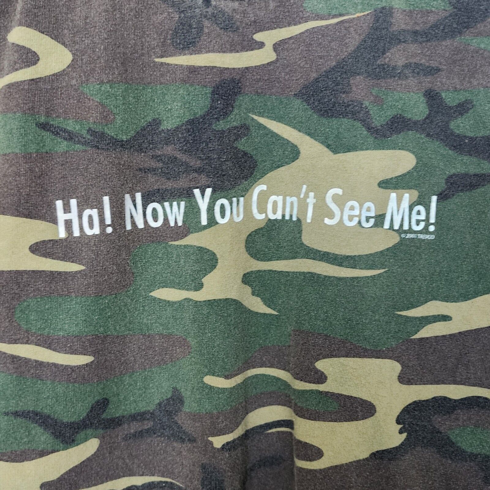 Camo Camouflage Ha Now You Can’t See Me Vintage 2… - image 5