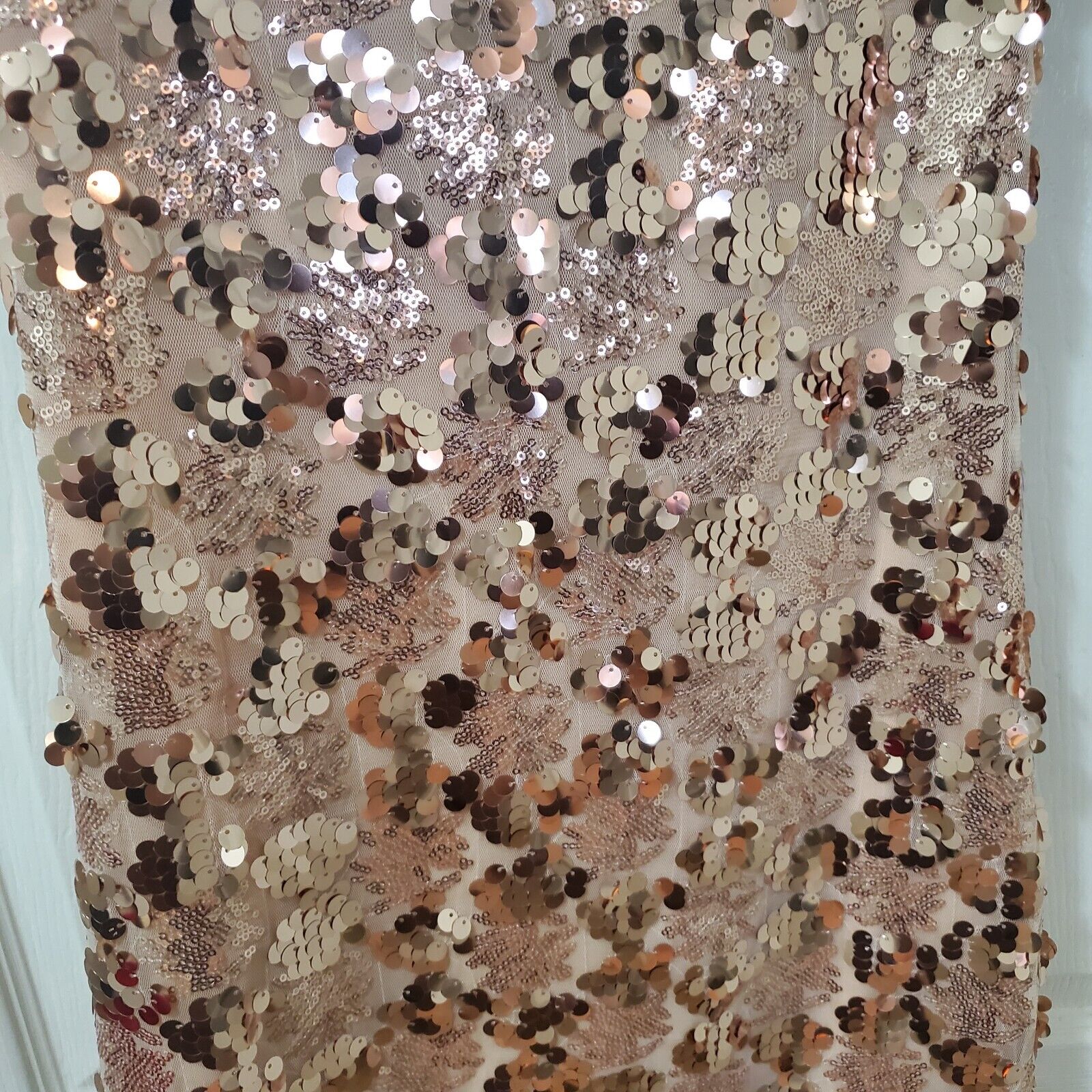 Lulus Cheers Rose Gold Sequin Sleeveless Bodycon … - image 5