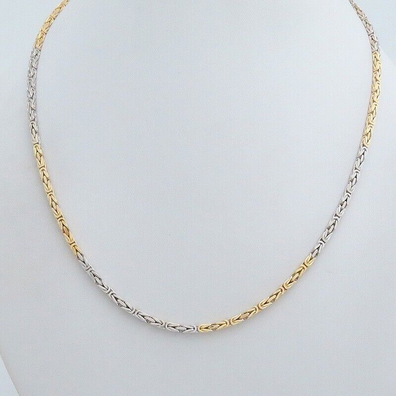 Necklace/Choker-King Chain in 14K/585 Yellow Gold… - image 2