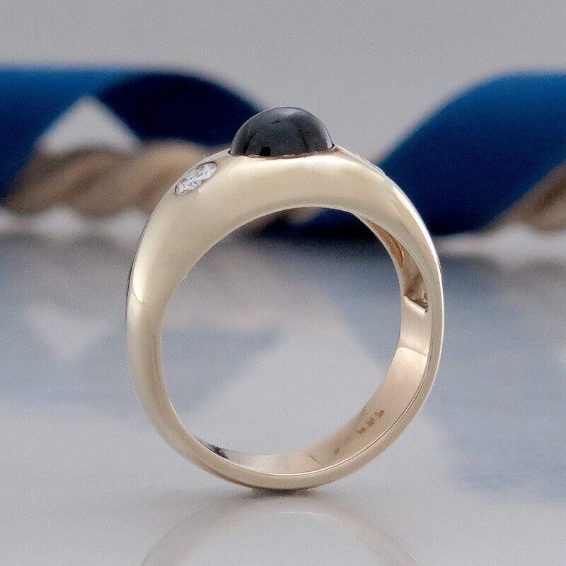 Tape - Ring-1 Sapphire (Safir) and 2 Brilliants (… - image 4