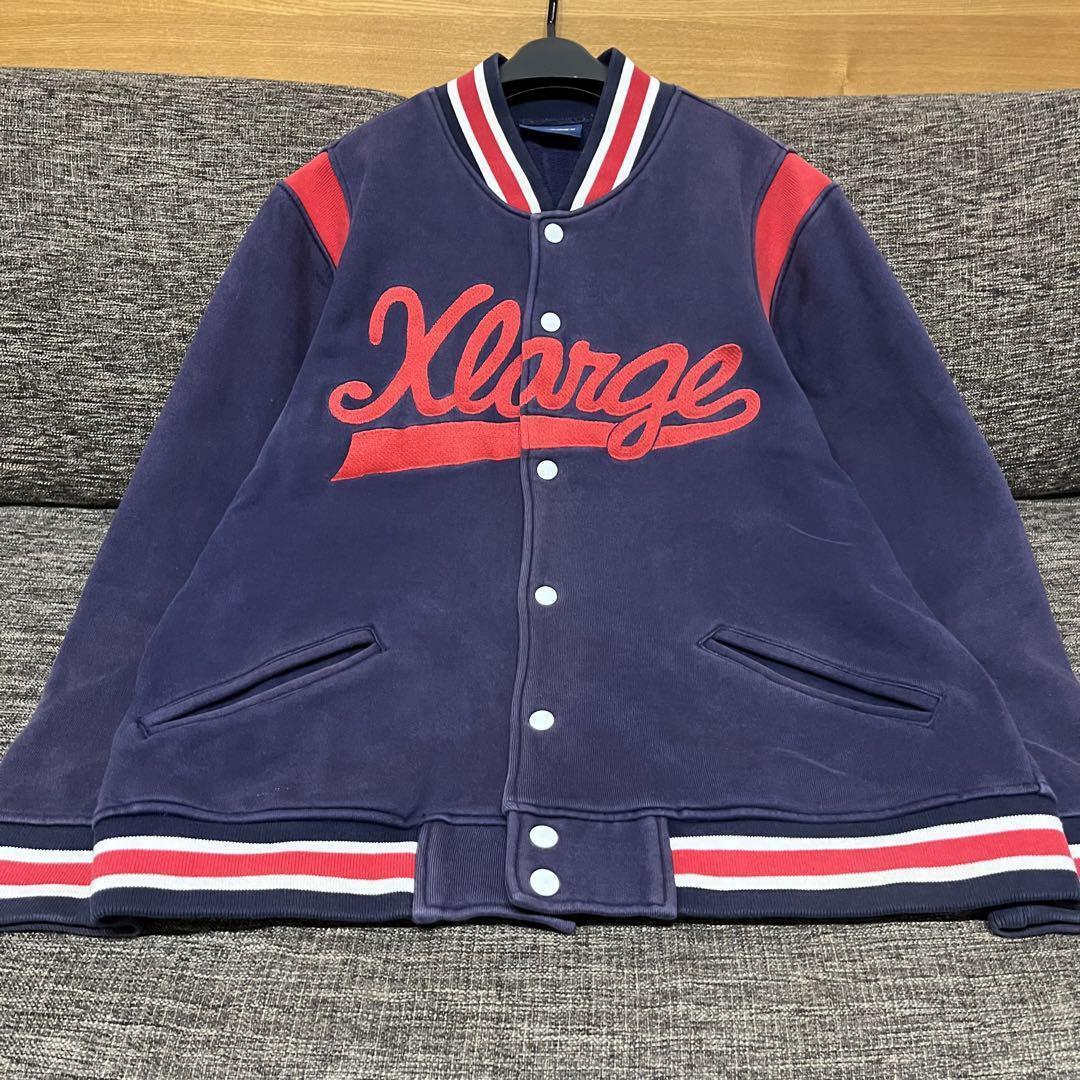 XL Size arge Extra Large Stadium Jumper Navy/Red - image 5