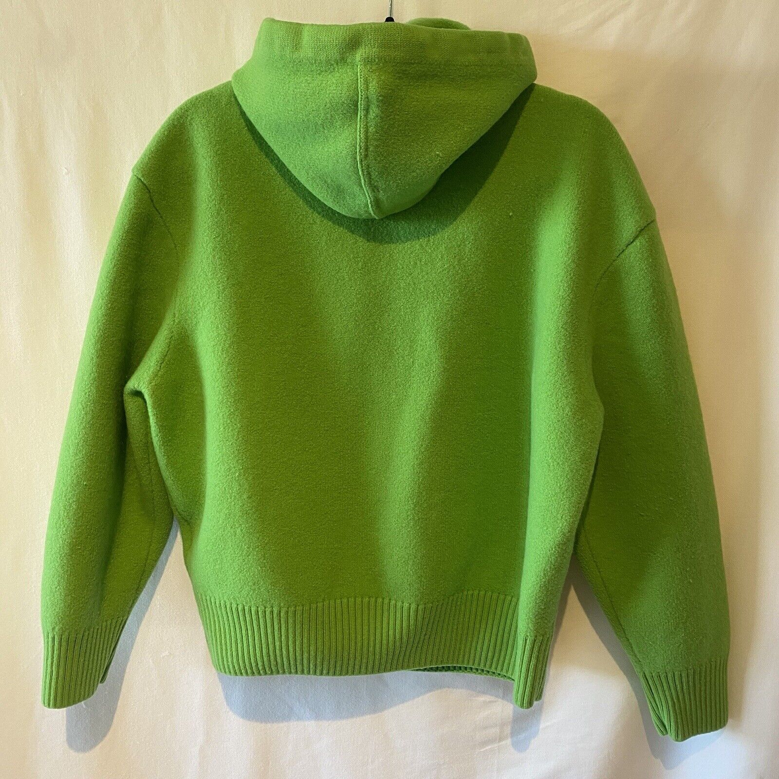 Ami Paris Ami de Coeur Merino Wool Knit Green Hoo… - image 3