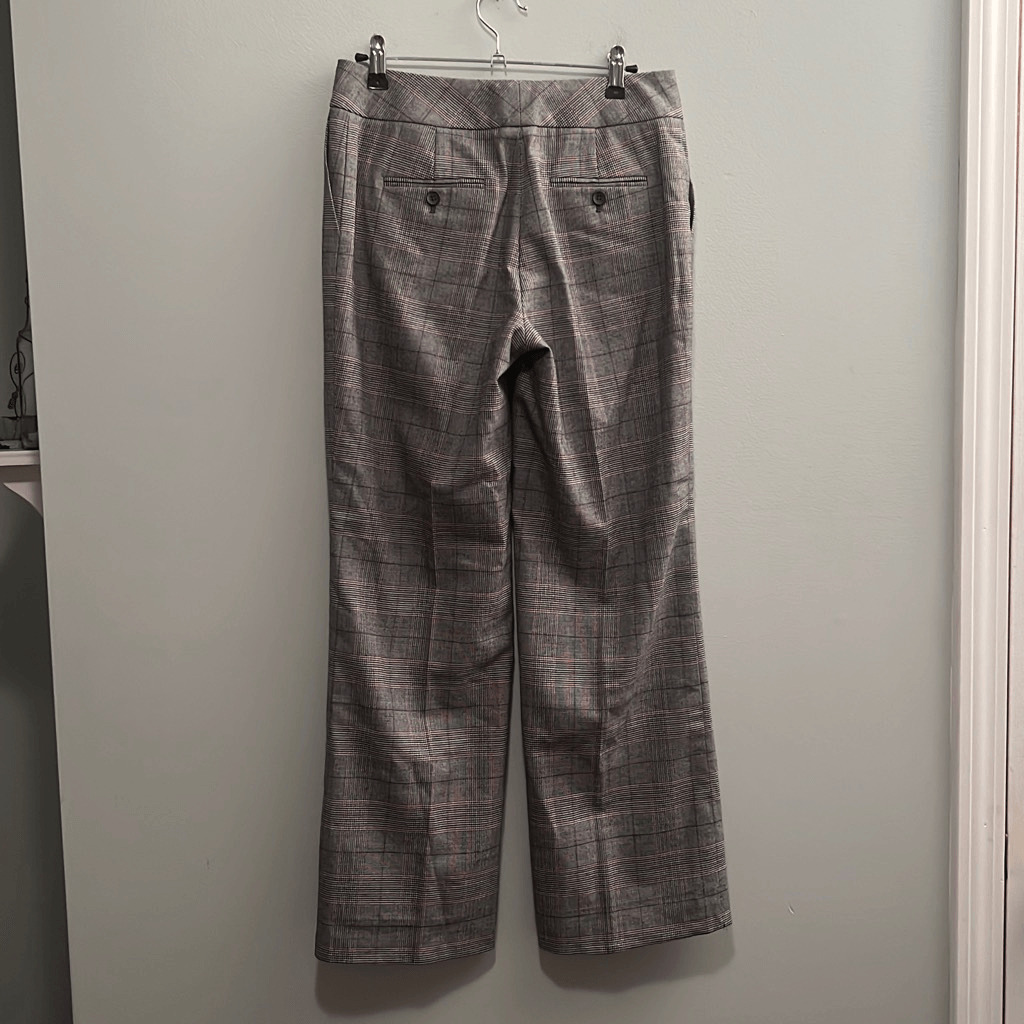 Talbots Women's Gray Black Glen Check Wool Blend … - image 4