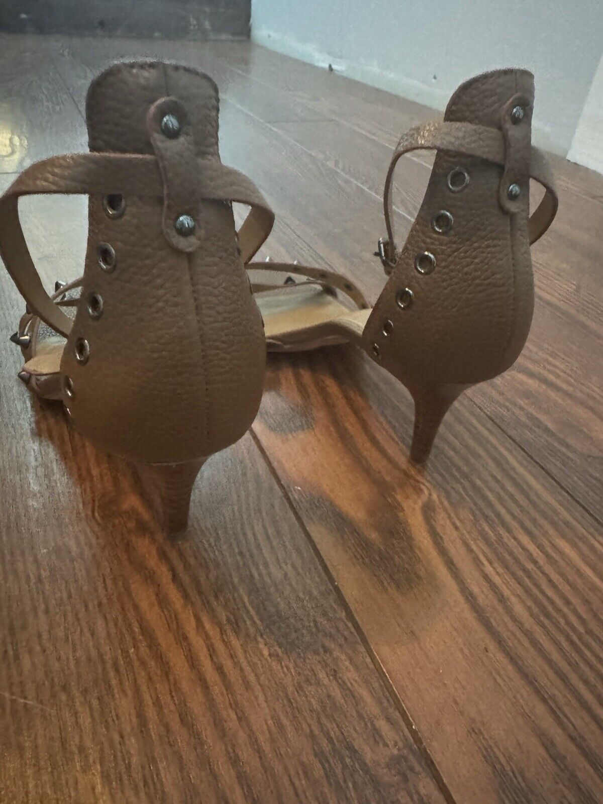 Coach Studded Kitten Heel Sandals In Leather Wome… - image 5