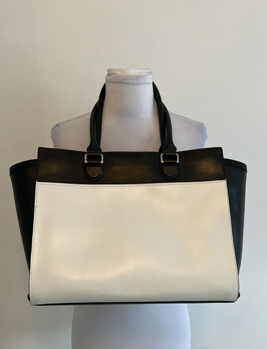 Cole Haan E/W Gladstone Tote Black White - image 2