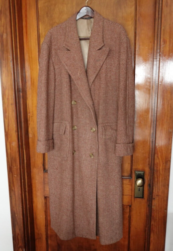 Polo Ralph Lauren Coat Men 44 Brown Overcoat Long… - image 1