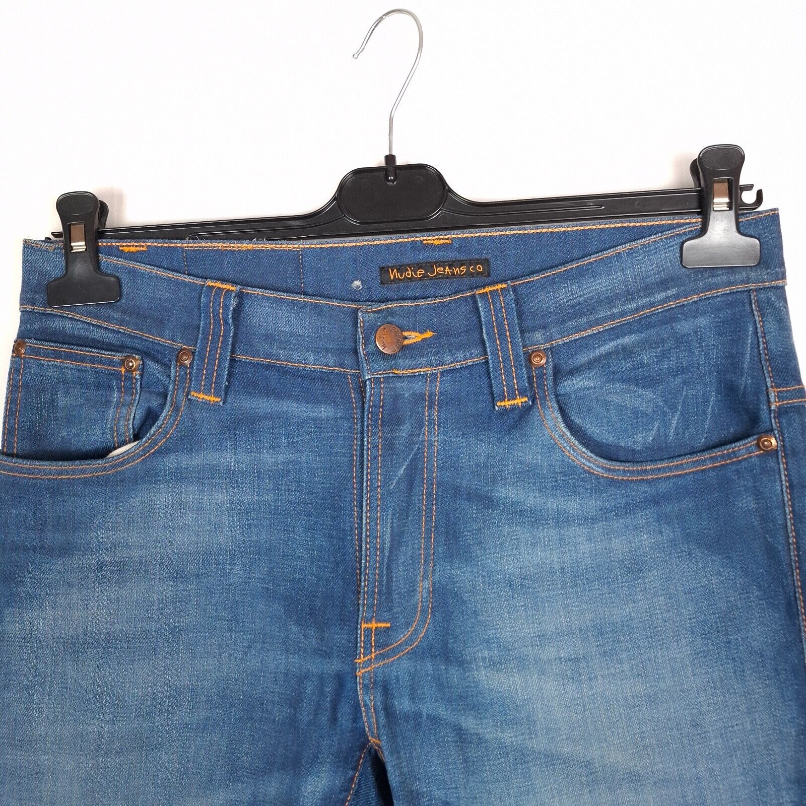 NUDIE Jeans THIN FINN Men Jeans Size W31 L30 Slim… - image 3