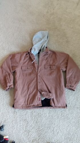 Wolverine Chore Canvas Jacket Size Large Brick She