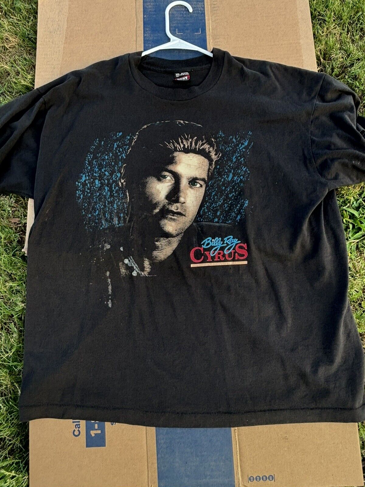 Vinatge Shirt Bill Ray Cyrus 90s XL - image 1