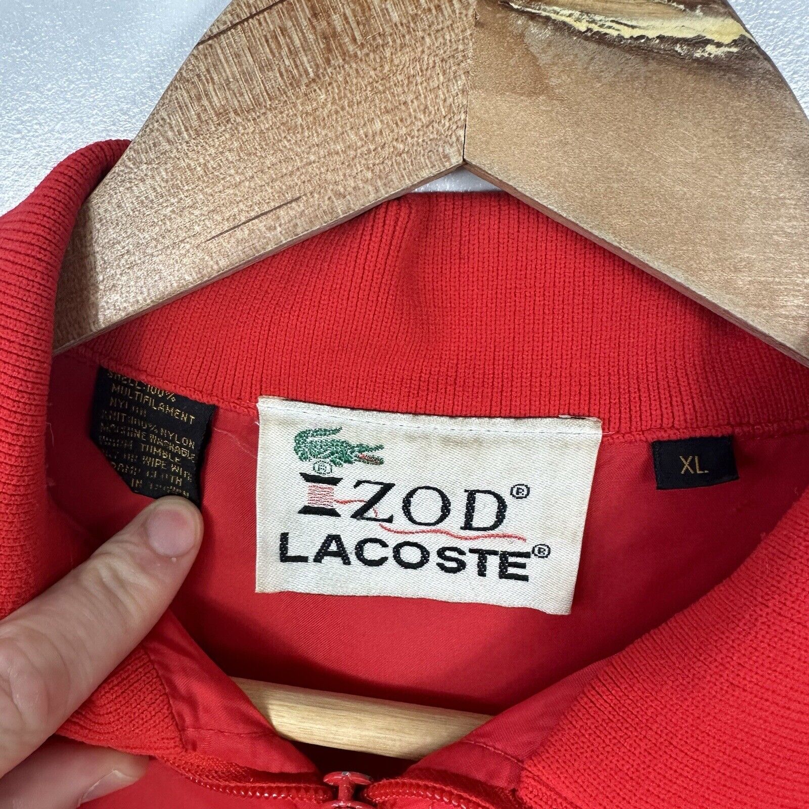 Vintage Lacoste Bomber Jacket Harrington, Rain Ny… - image 7