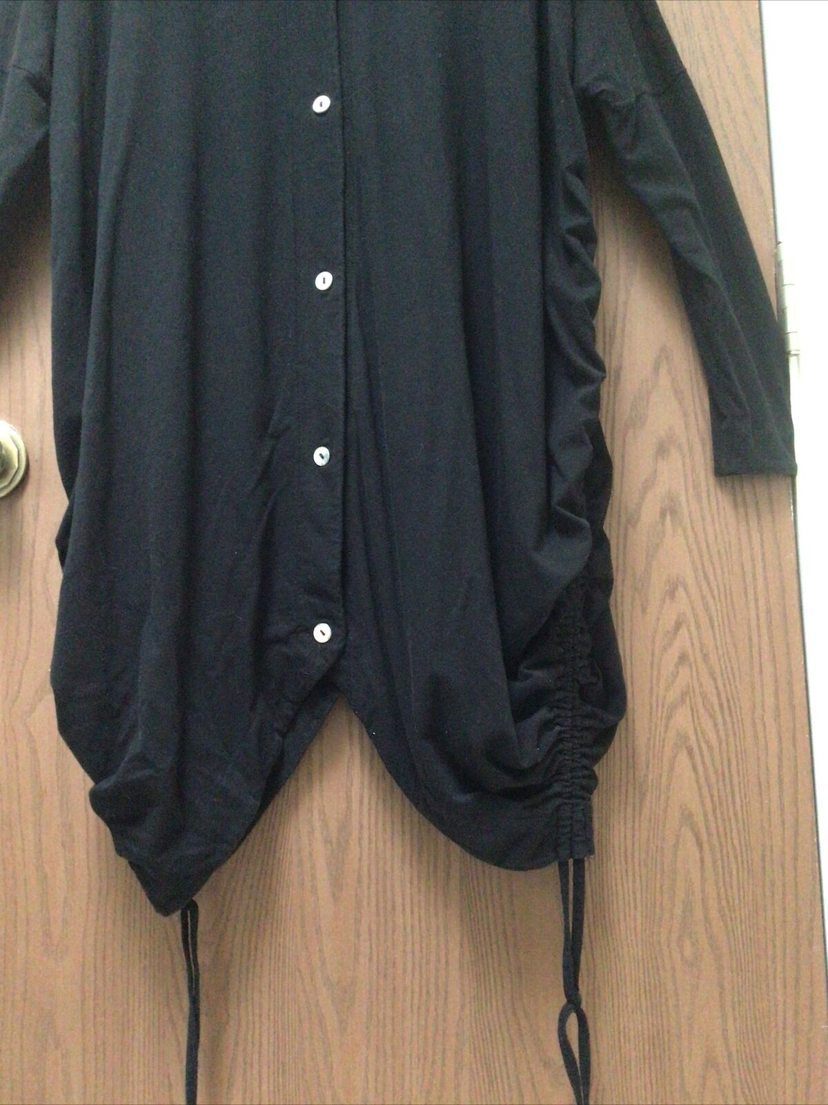 Matthildur Icelandic Design black jersey cardigan… - image 3