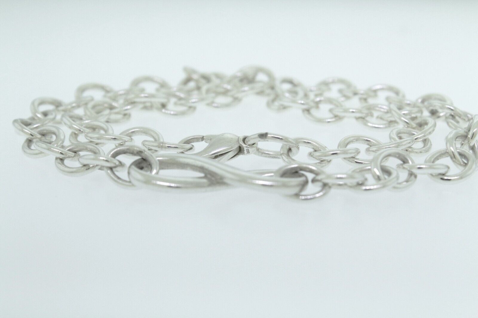 Tiffany and Co. infinity necklace  18” 925 silver… - image 5