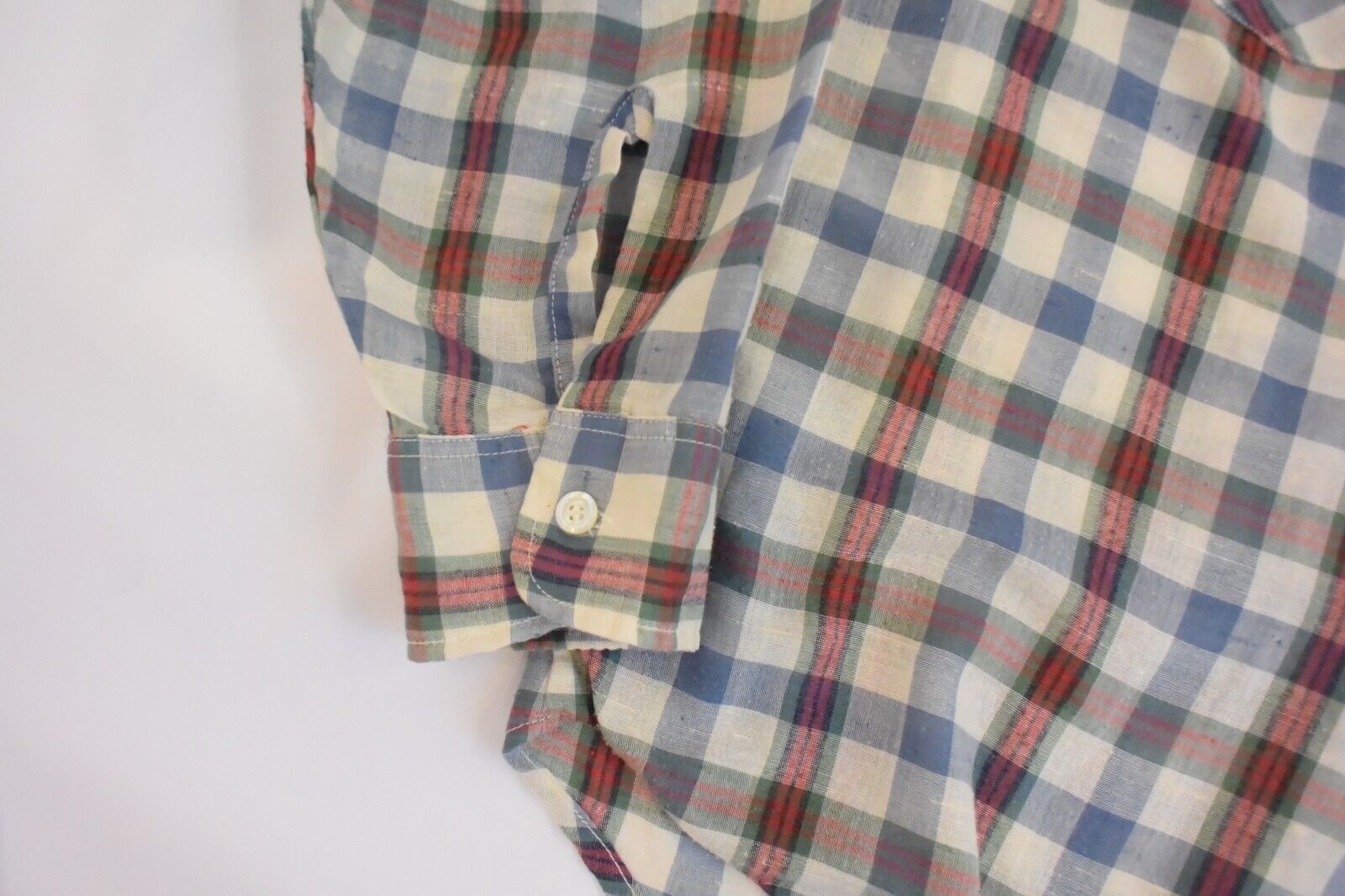 Levi’s Mens Vintage Plaid Button Down Shirt Top 1… - image 6