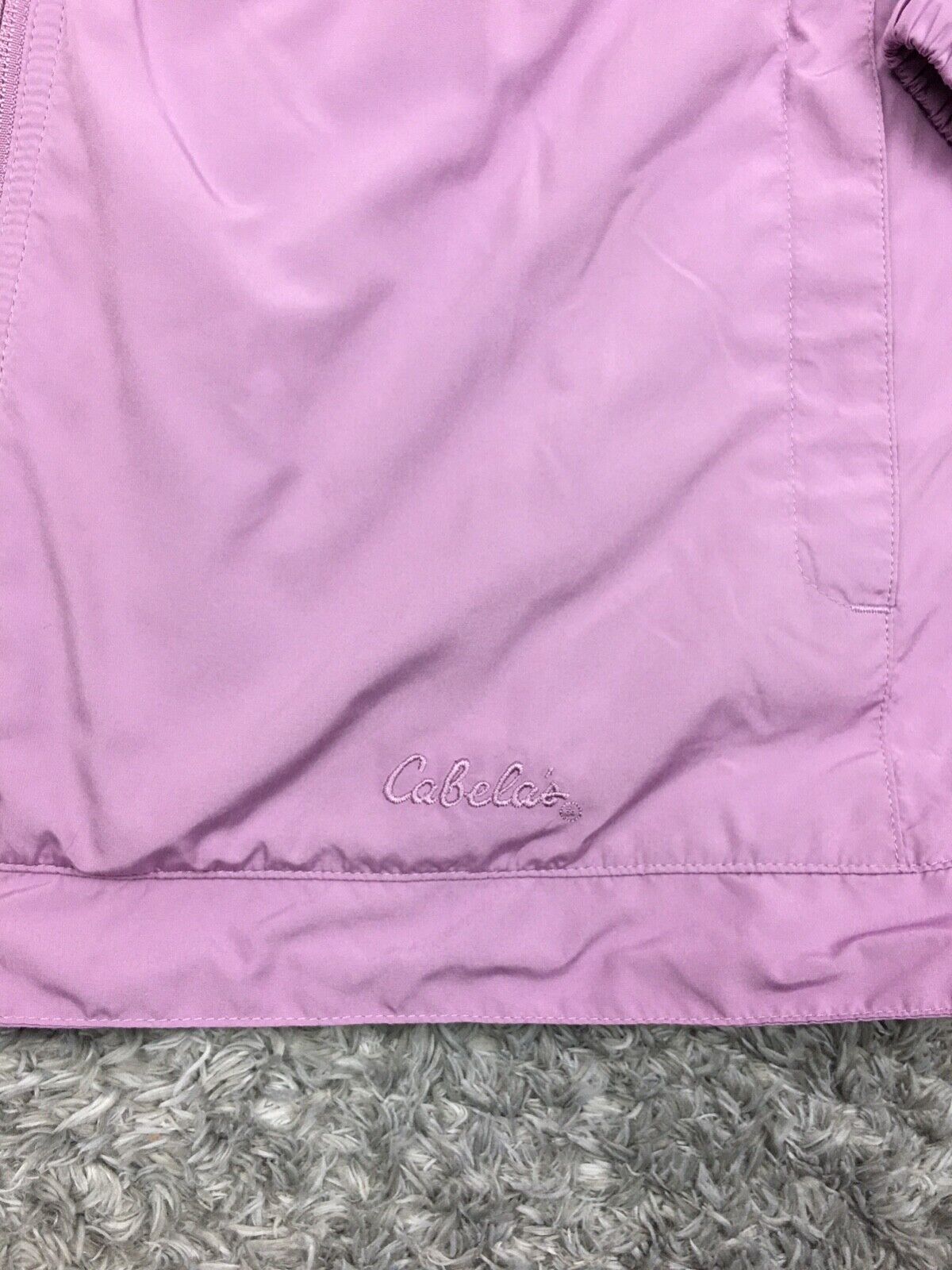 Cabelas Full Zip Jacket Womens Size XL Purple Rai… - image 5