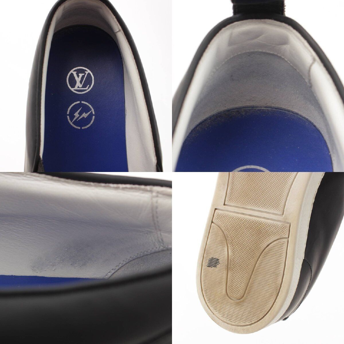 Louis Vuitton Monogram Eclipse Canvas Slip-On Bla… - image 9