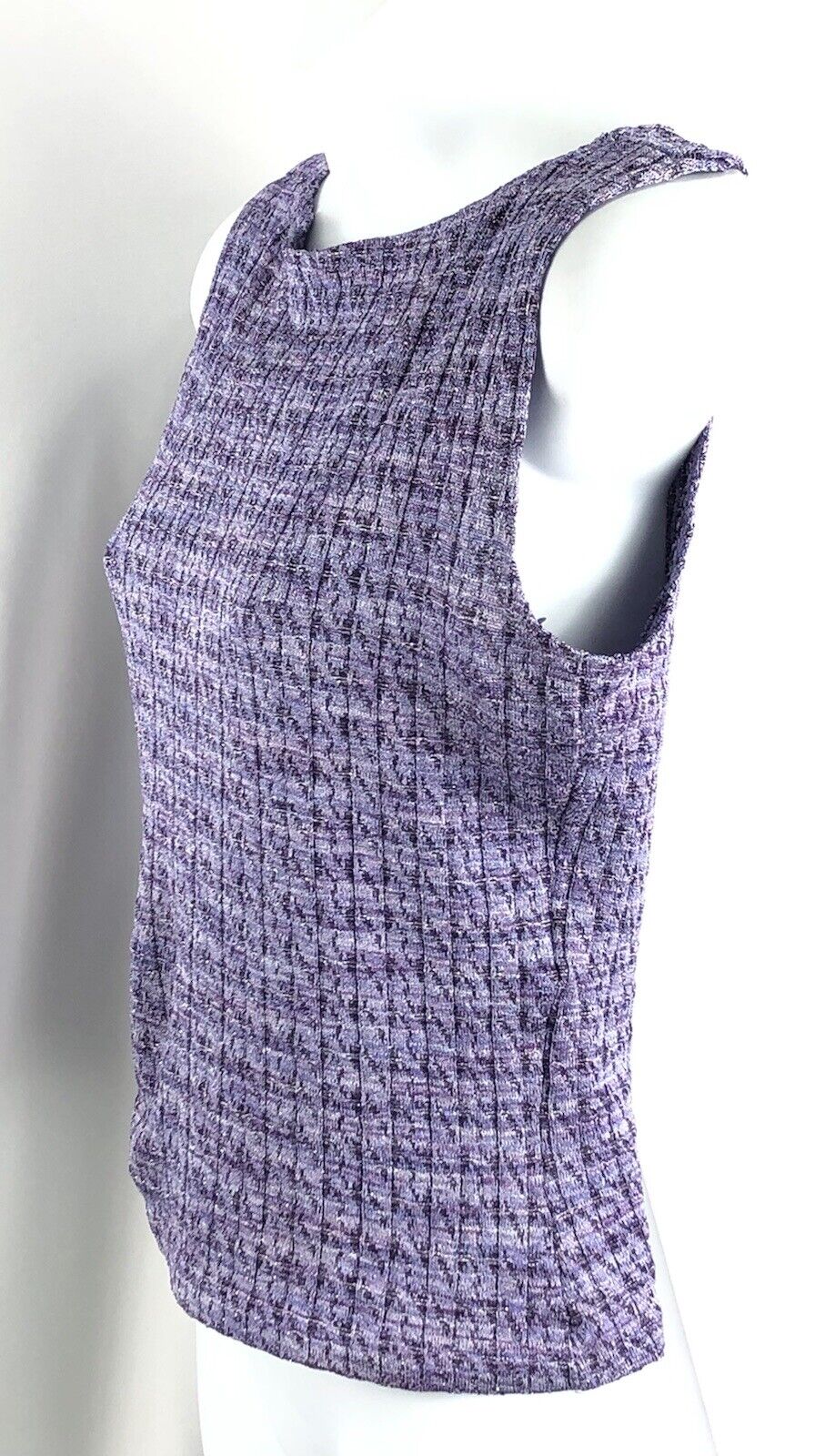 Vintage Rue 21 Sleeveless Tank Top M Purple Silve… - image 2