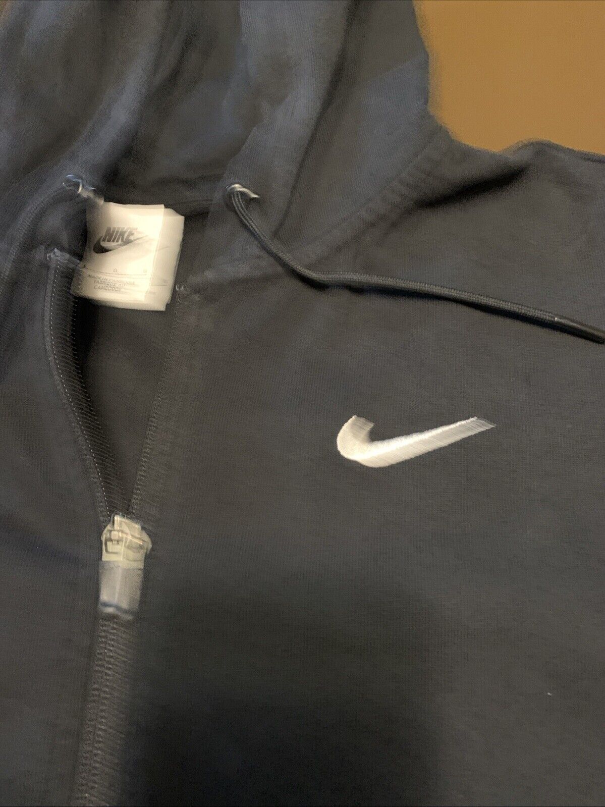 Nike Wonens Zip Up Hoodie Black Large - image 2