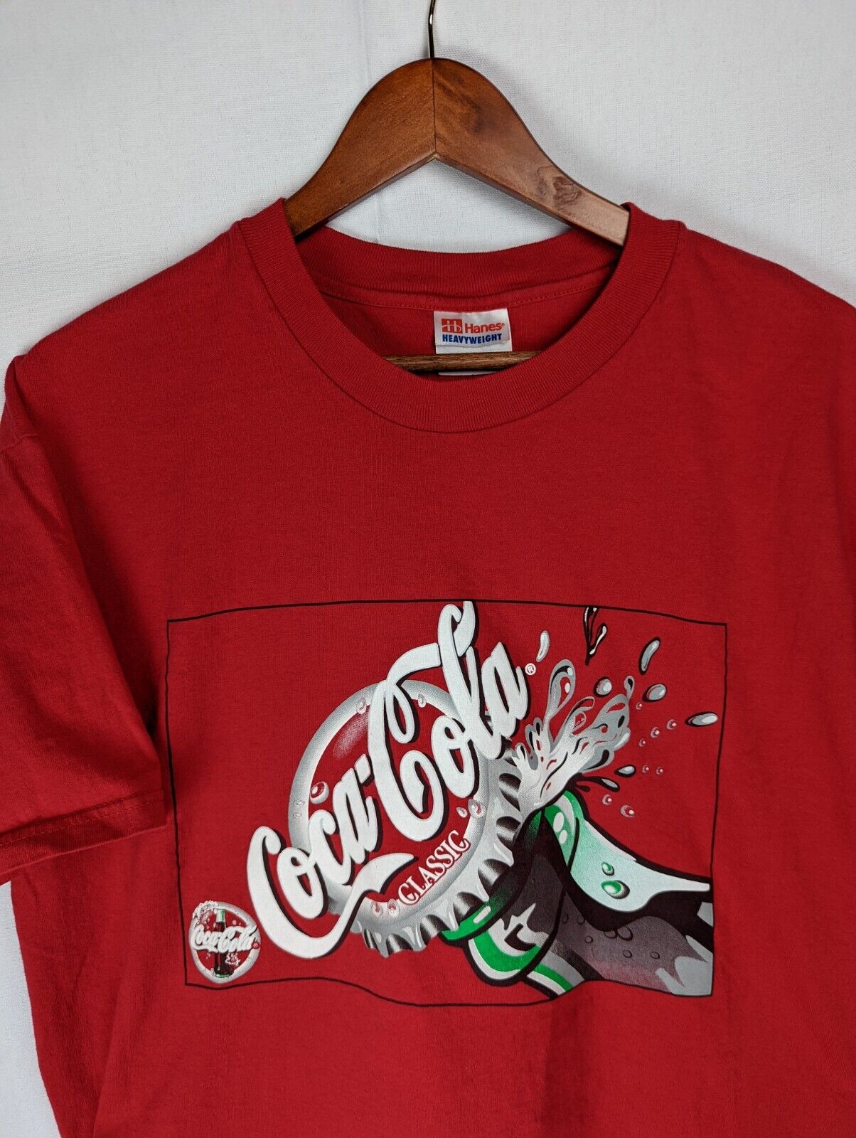 VTG 1990s Coca Cola Heavyweight T-Shirt Size XL - image 2