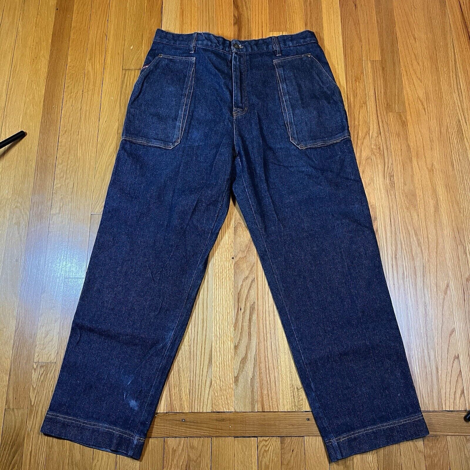 Vintage Y2K Fat Albert Fubu 42” Jeans + XL Denim … - image 2