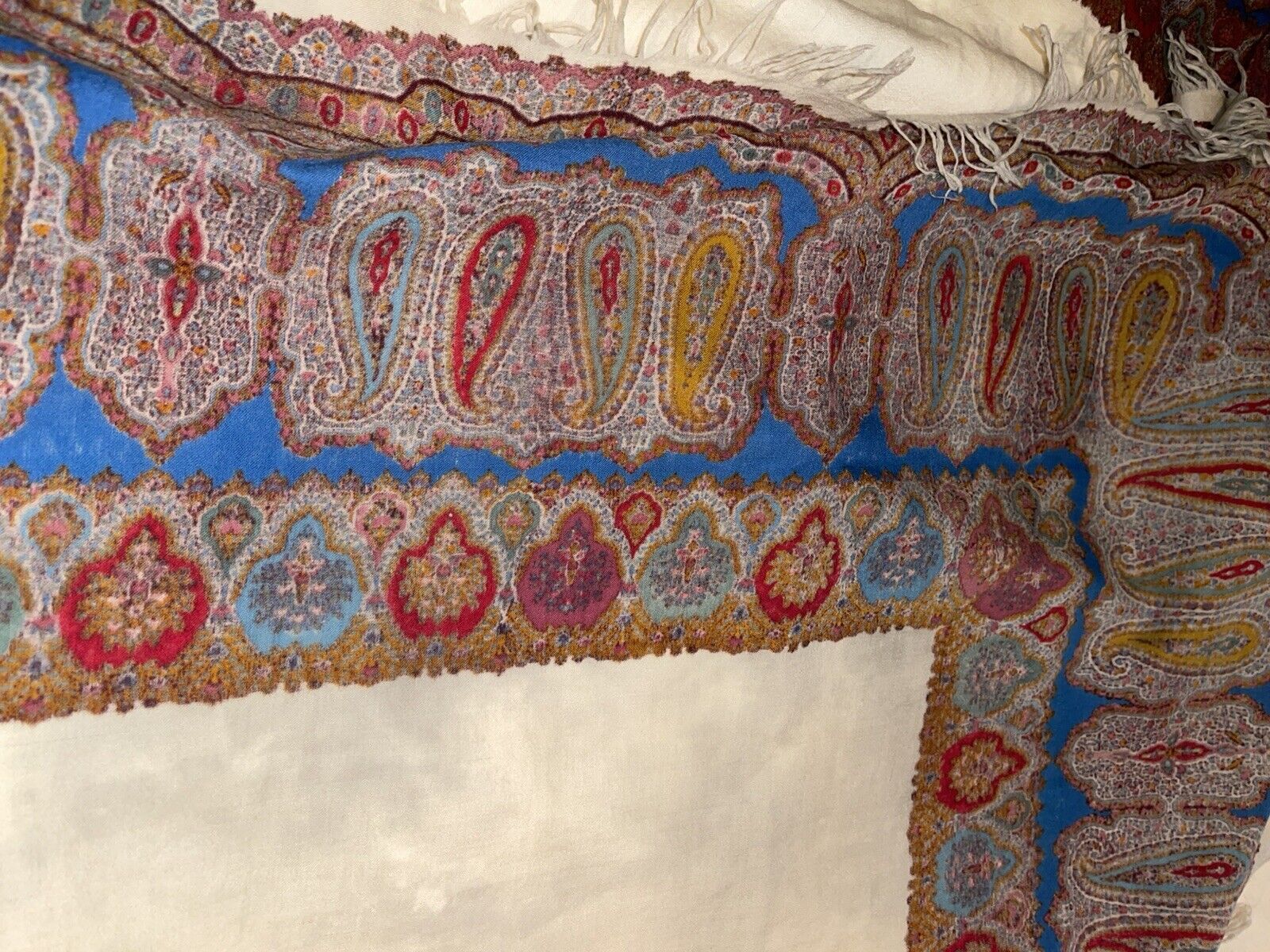 Antique Paisley Shawl  Gulab?  Kashmir ? - image 8