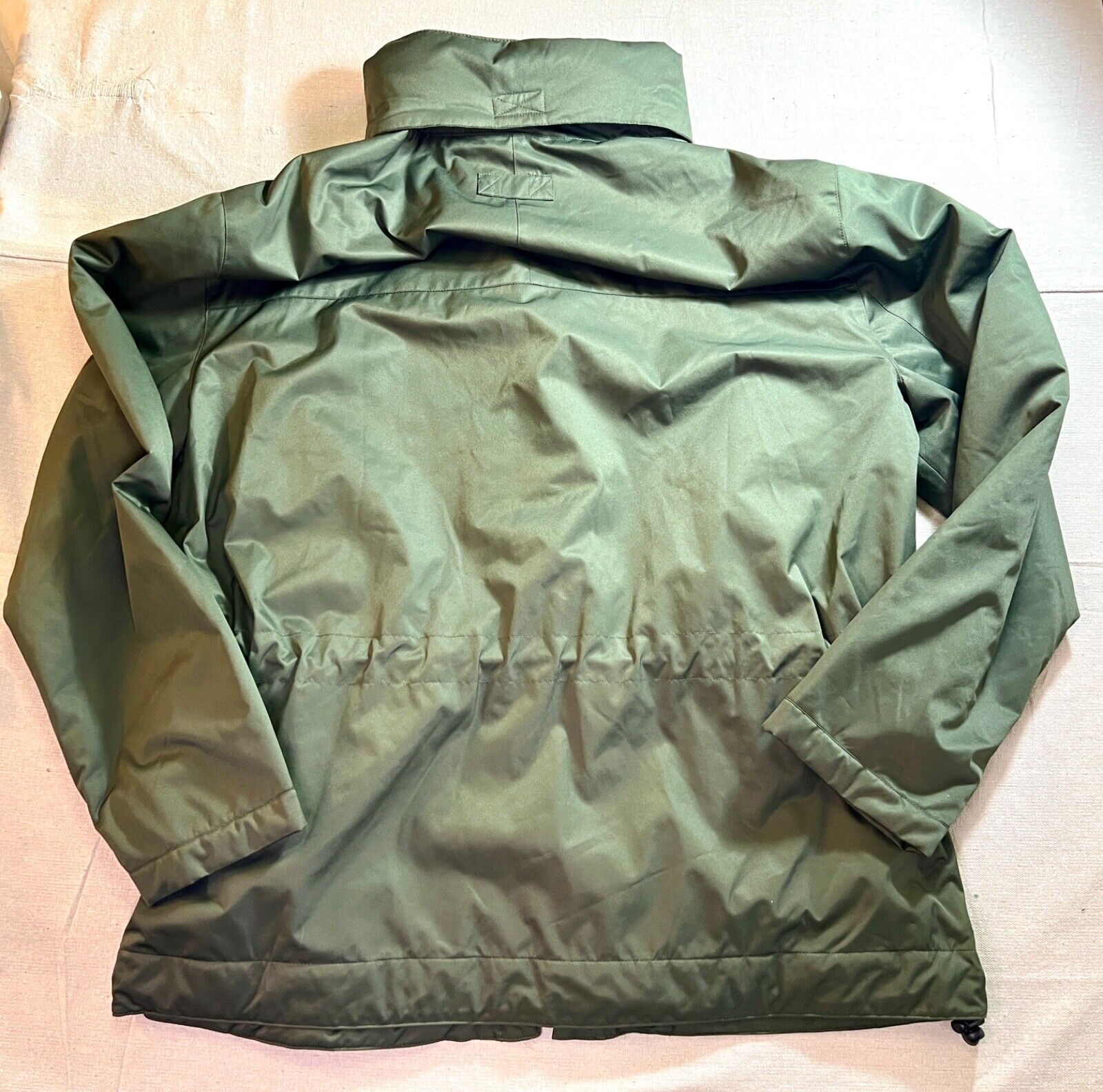 Y2K GAP Parka Jacket Hood in Collar Lined Olive G… - image 5