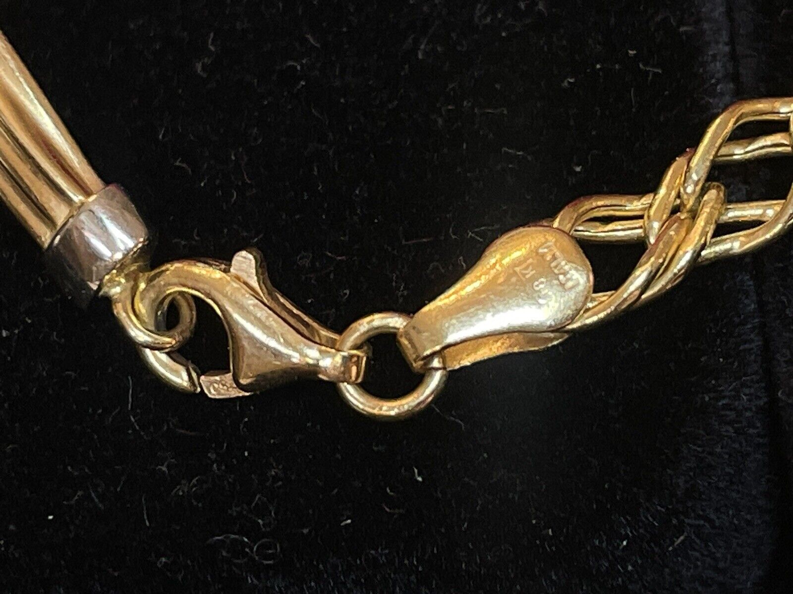 VINTAGE ESTATE 18K GOLD BRACELET DESIGNER SIGNED … - image 6