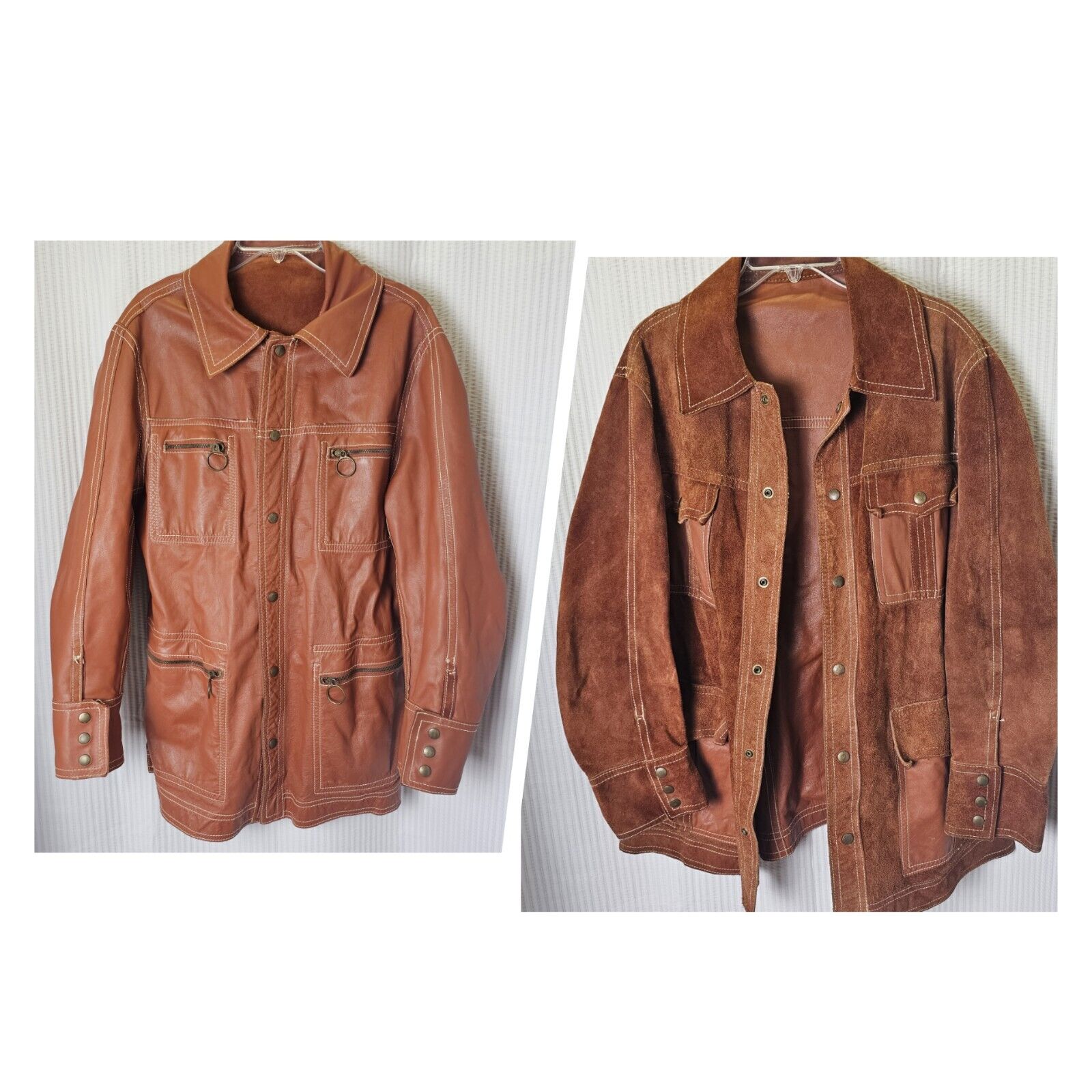 Vtg 50s 60s 70s  McGREGOR SUEDE LEATHER JACKET CA… - image 13