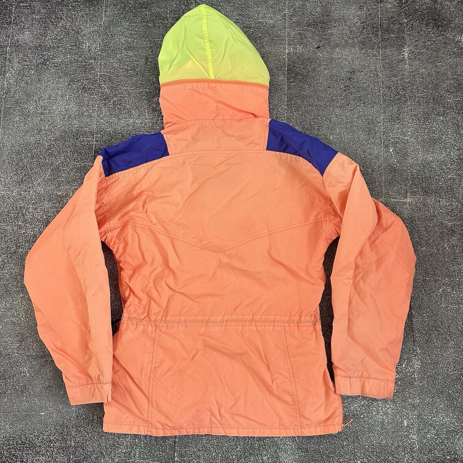 Men's Vintage 90's Columbia Pastel Peach Anorak W… - image 5