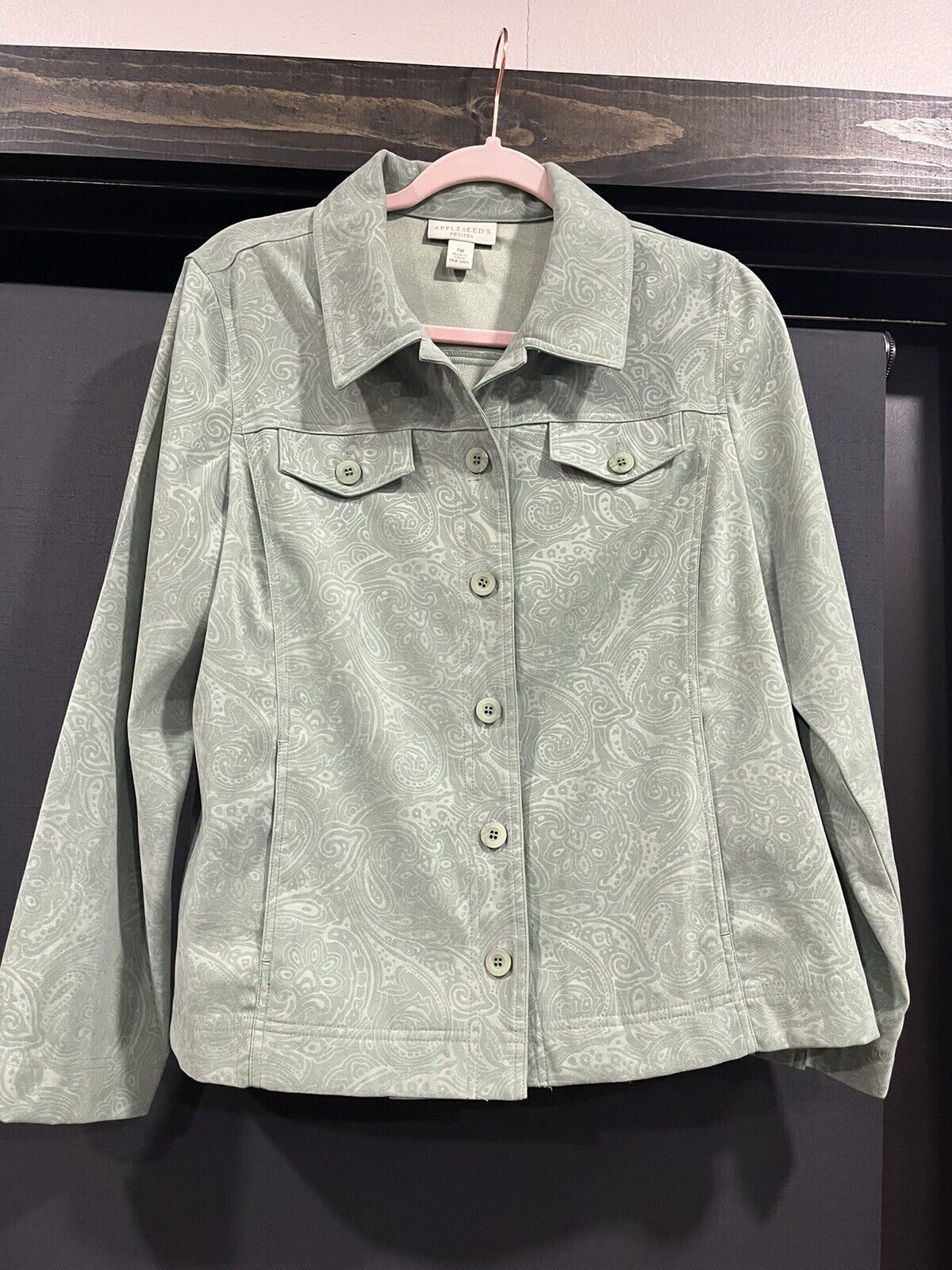 Appleseed’s Women’s Sage Green Faux Suede Jacket - image 2