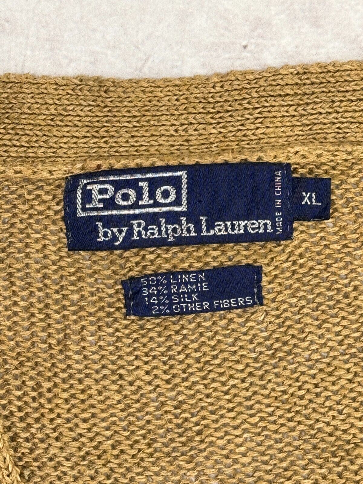 Vintage Polo Ralph Lauren Knit Cardigan Aztec Cou… - image 8