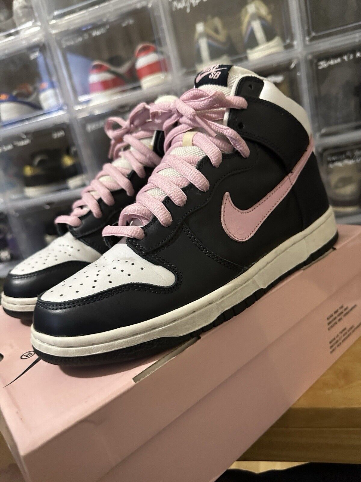 Size 9 - Nike Dunk Pro SB High Shy Pink - image 3