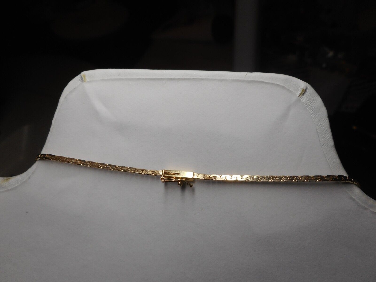 Necklace Diamond 14k Yellow Gold 1980-1990's - image 10