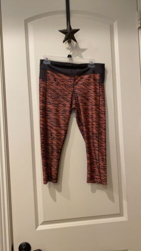 Under Armour Grey & Orange Leggings L