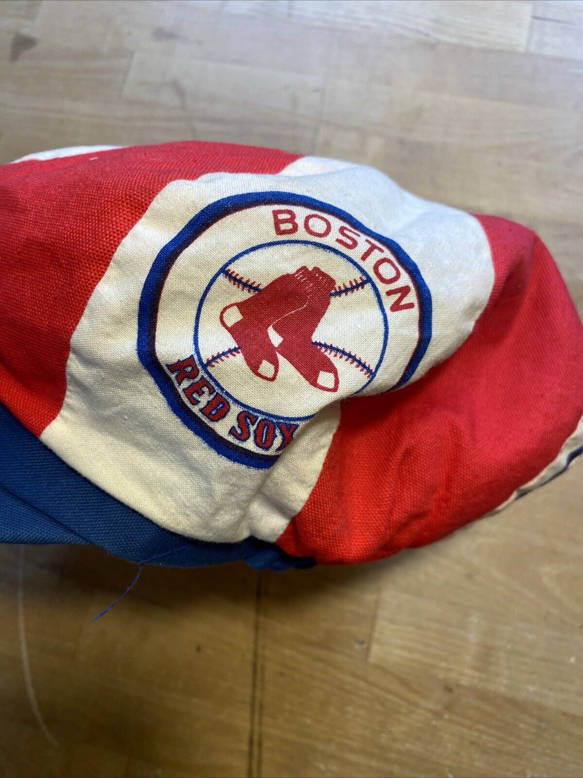 Vintage 70's Boston Red Sox Pin Wheel GROOVY Hat … - image 9