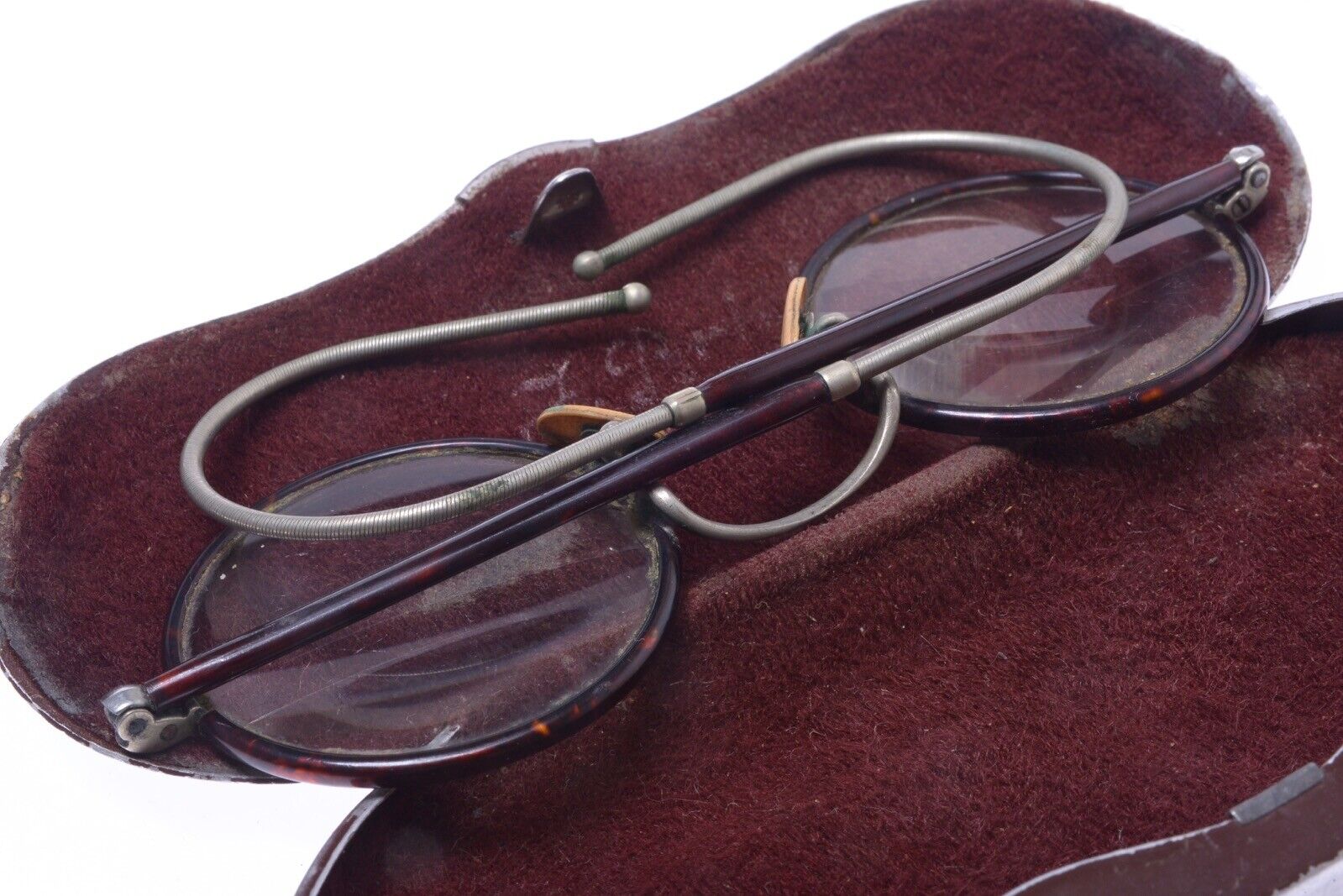 ✅ ANTIQUE +-1930 ROUND READING GLASSES SPECTACLES… - image 4