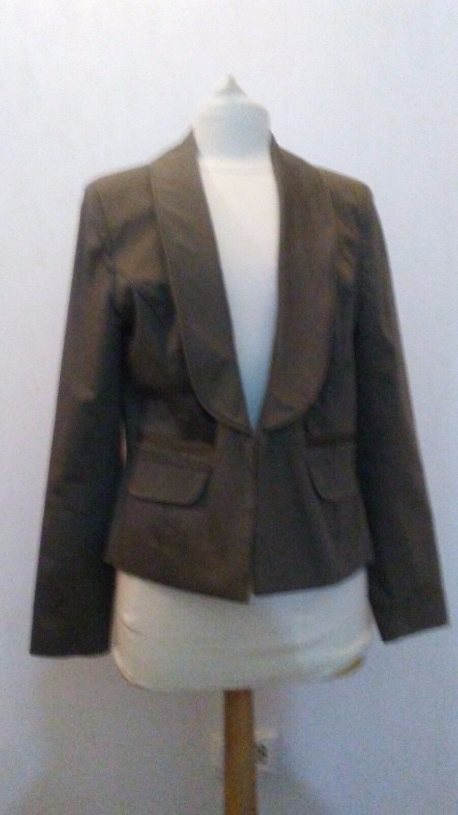 Dash By Kardashian Blazer Army Green SZ 14 Excell… - image 1