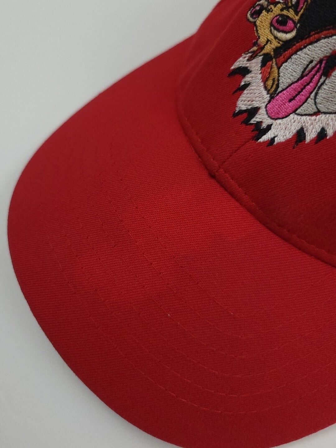 Vintage 90s Ren And Stimpy Embroidered Hat Fitted… - image 3