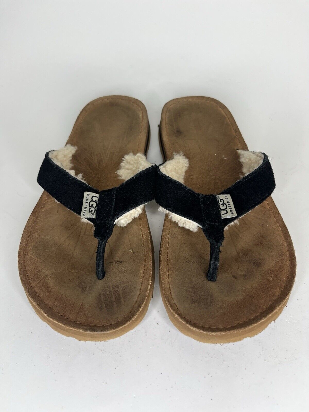 Ugg Australia Sandals Flip Flops Women Size 8W Bl… - image 16