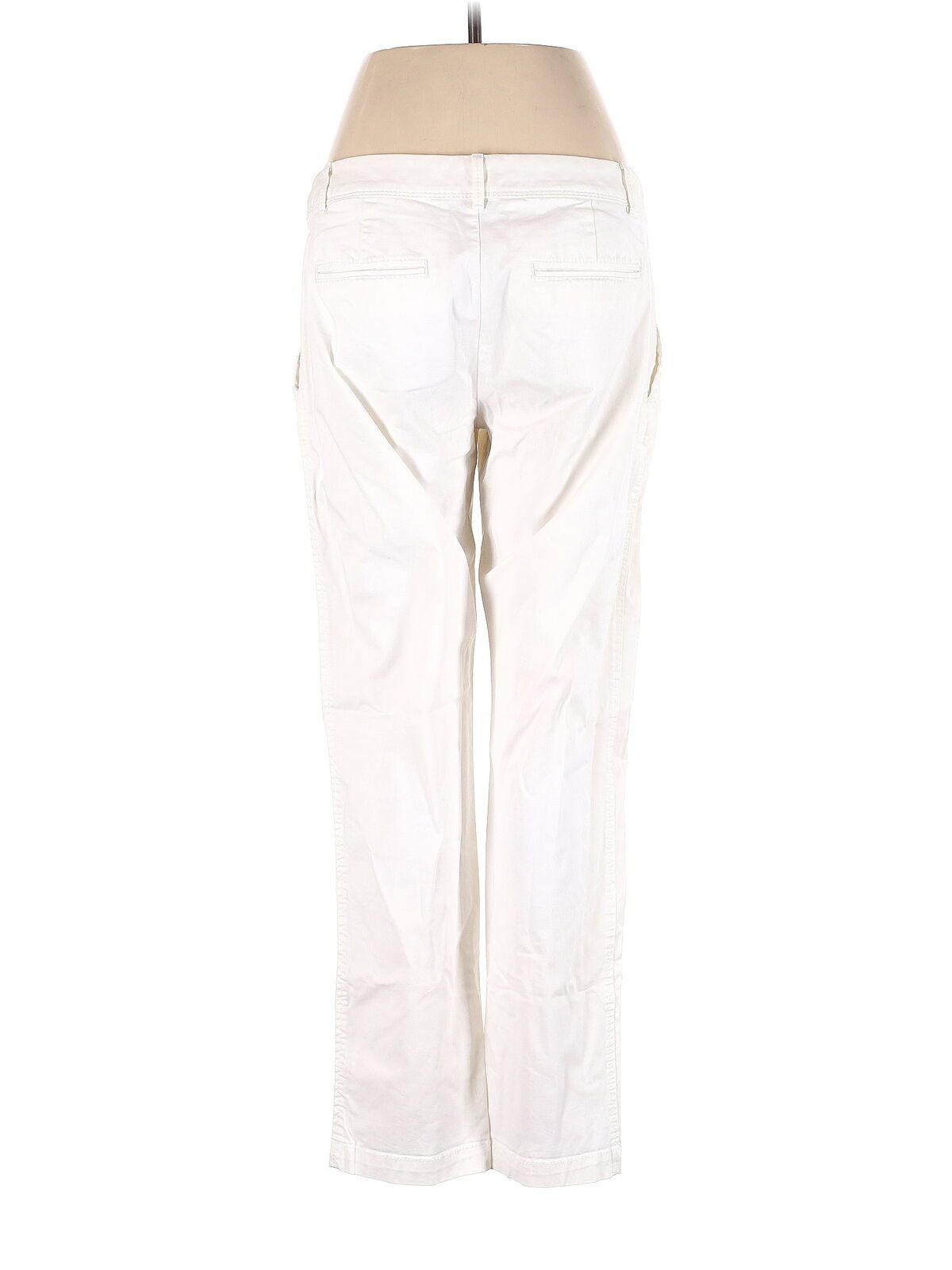 Banana Republic Women White Khakis 6 - image 2