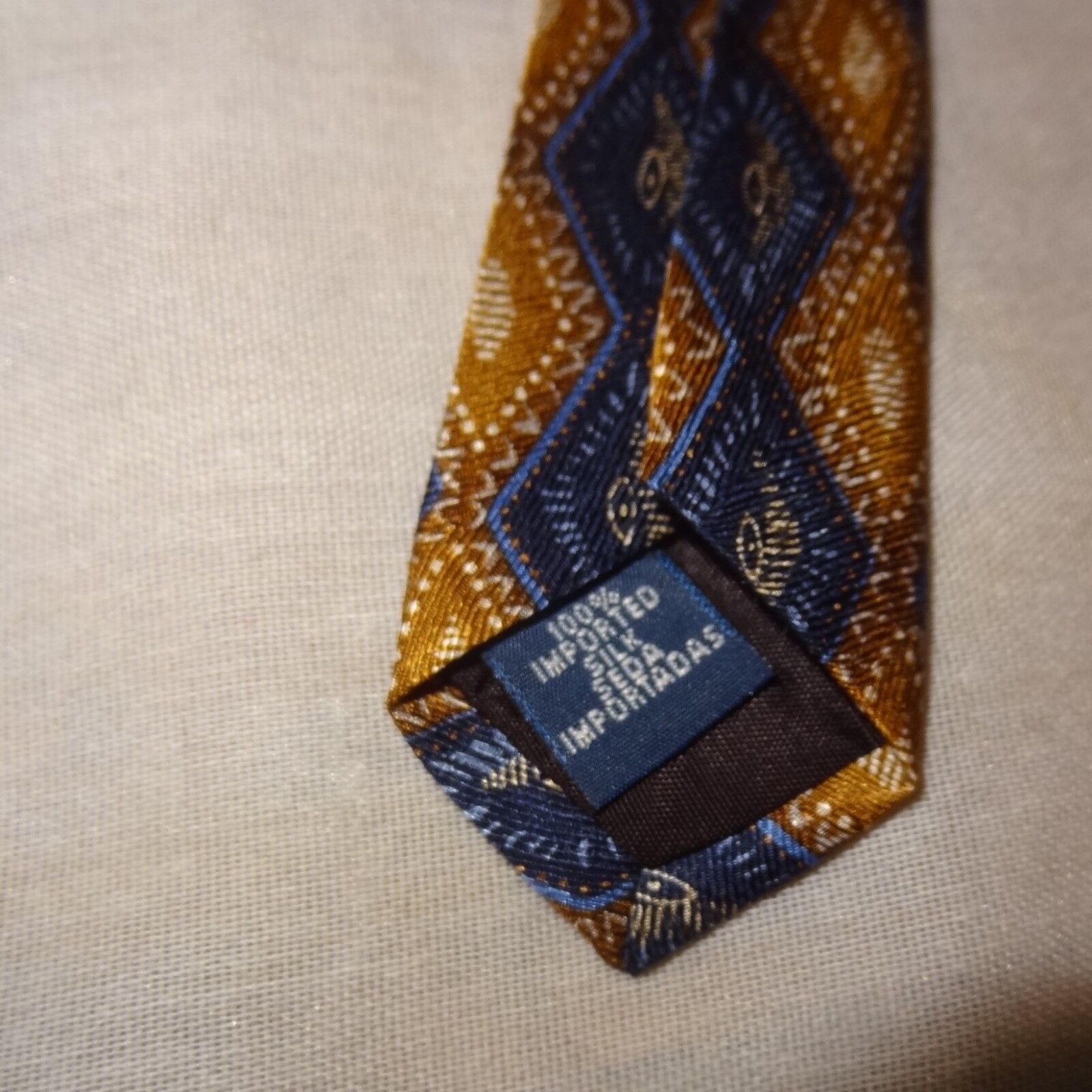 Tie Diamond Geometric Necktie 58" Stafford Execut… - image 4